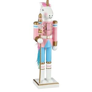 DESTINATION HOLIDAY Unicorn Christmas Nutcracker with Pastel Colors